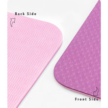 Load image into Gallery viewer, TPE Yoga Double Layer Non-Slip Yoga Mat