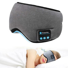 Load image into Gallery viewer, Bluetooth Sleep Eye Mask Wireless Headphones Cotton Sleeping Eye Cover Music Headsets with Mic Handsfree for Side Sleepers Gift
